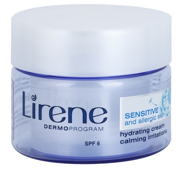 Lirene Healthy Skin+ Sensitive Skin hidratáló krém irritáció enyhítésére SPF 6  50 ml