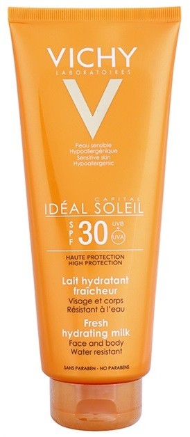 Vichy Idéal Soleil Capital védő tej a testre és az arcbőrre SPF 30  300 ml