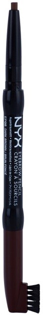 NYX Professional Makeup Auto Eyebrow szemöldök ceruza árnyalat 05 Dark Brown 0,25 g