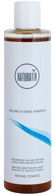 Naturativ Hair Care Volume&Shine sampon a dús hajért finom és lesimuló hajra  250 ml