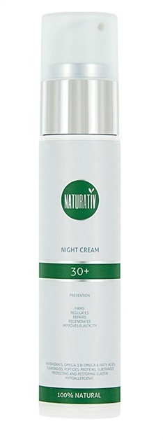 Naturativ Face Care 30+ éjszakai krém a bőröregedés első jeleinek eltüntetésére  50 ml