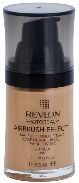 Revlon Cosmetics Photoready Airbrush Effect™ folyékony make-up SPF 20 árnyalat 004 Nude 30 ml
