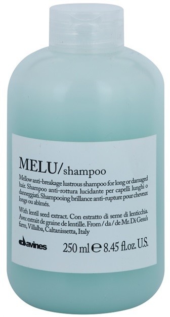 Davines Melu Lentil Seed finom állagú sampon a sérült, töredezett hajra  250 ml