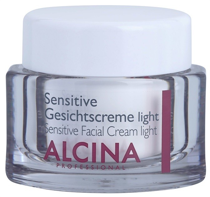 Alcina For Sensitive Skin könnyű arckrém az érzékeny bőr megnyugtatásához és erősítéséhez  50 ml