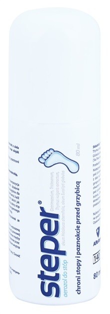 Steper Feet antibakteriális spray a túlzott izzadás és gombák ellen  80 ml