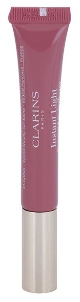 Clarins Lip Make-Up Instant Light ajakfény hidratáló hatással árnyalat 08 Plum Shimmer  12 ml