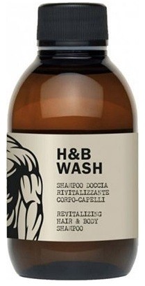 Dear Beard Shampoo H & B Wash sampon és tusfürdő gél 2 in 1 szulfátmentes és parabénmentes  250 ml