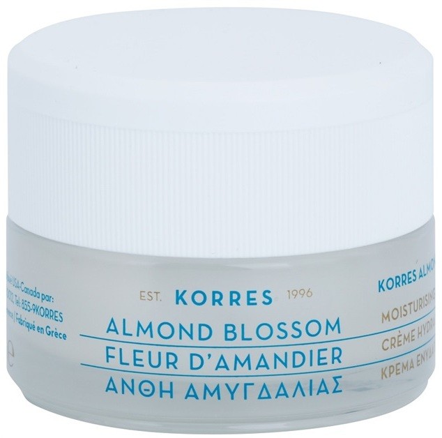 Korres Face Almond Blossom hidratáló krém kombinált és zsíros bőrre  40 ml