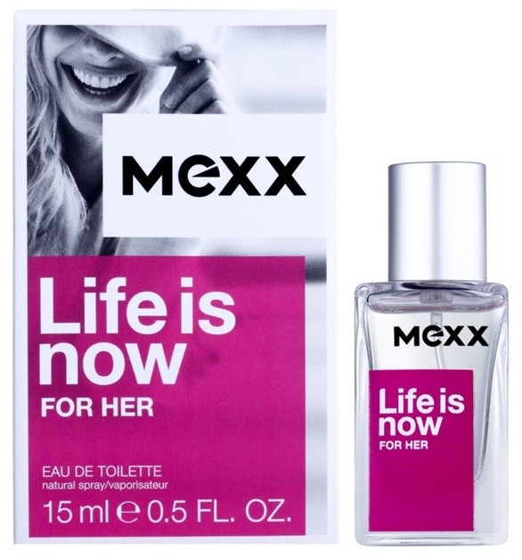 Mexx Life is Now for Her eau de toilette nőknek 15 ml