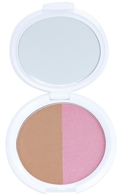NYX Professional Makeup Bronzer & Blusher Combo bronzosító és arcpirosító 2 az 1-ben árnyalat 02 Ibiza 10 g