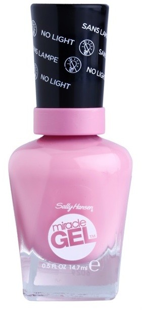 Sally Hansen Miracle Gel™ géles körömlakk UV/LED lámpa használata nélkül árnyalat 170 Pink Cadilacquer 14,7 ml