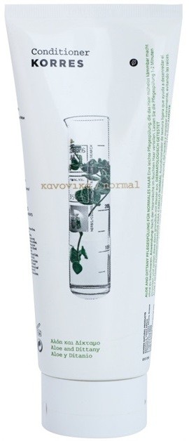 Korres Hair Aloe and Dittany kondicionáló normál hajra  200 ml