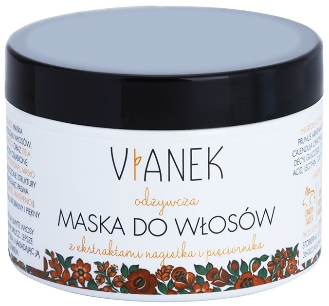 Vianek Nutritious regeneráló hajmasz  tápláló hatással körömvirág kivonattal  150 ml