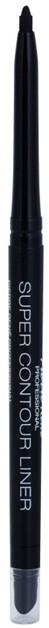 Pierre René Eyes Eyepencil vízálló szemceruza füstös sminkhez árnyalat Black 0,35 g