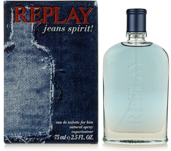 Replay Jeans Spirit! For Him eau de toilette férfiaknak 75 ml