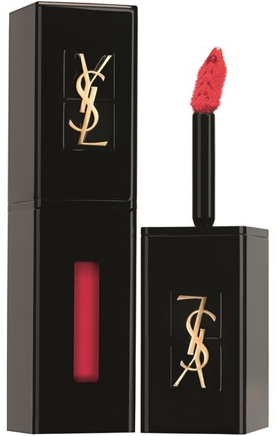 Yves Saint Laurent Vernis À Lèvres Vinyl Cream szájfény krémes textúrával árnyalat 402 Rouge Remix 5,5 ml