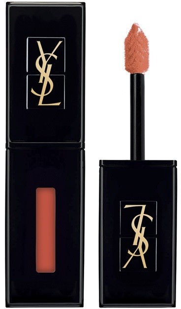 Yves Saint Laurent Vernis À Lèvres Vinyl Cream szájfény krémes textúrával árnyalat 408 Corail Neo-Pop 5,5 ml