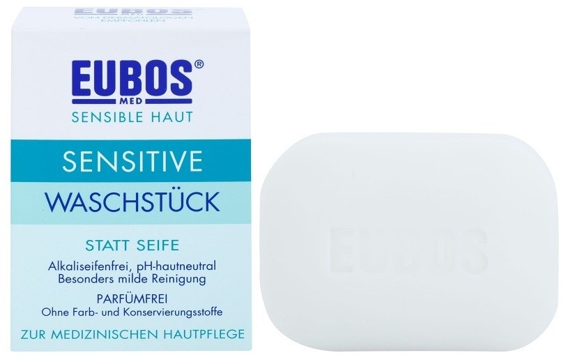 Eubos Sensitive parfümös szappan parfümmentes (pH:5,5 ± 0,3) 125 g