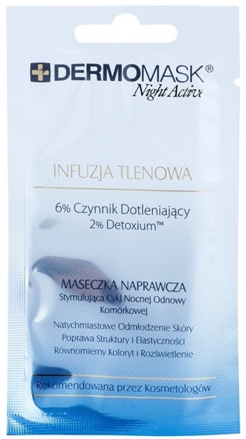 L'biotica DermoMask Night Active oxigenizáló maszk  12 ml