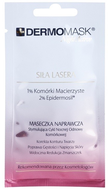 L'biotica DermoMask Night Active Intenzív regeneráló maszk őssejtekkel  12 ml