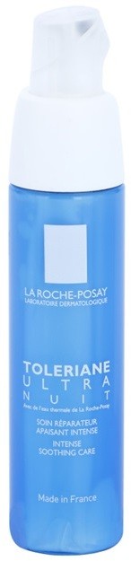 La Roche-Posay Toleriane Ultra éjszakai intenzív nyugtató ápolás az arcra és a szemekre  40 ml