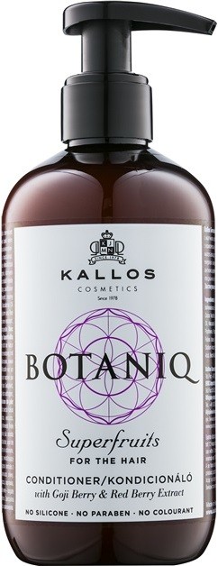 Kallos Botaniq Superfruits erősítő kondicionáló növényi kivonatokkal szulfát és parabén nélkül  300 ml