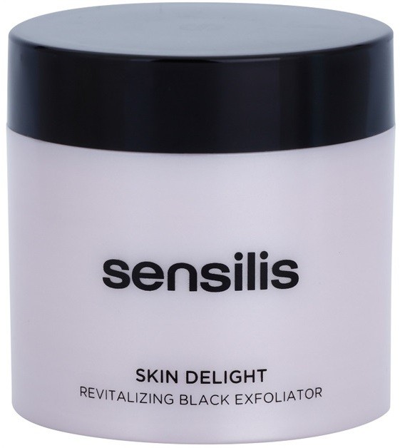 Sensilis Skin Delight revitalizáló peeling aktív szénnel az arcbőr valódi ragyogásáért  75 ml