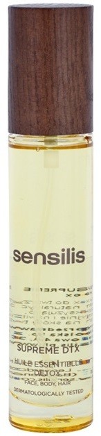 Sensilis Supreme DTX regeneráló olaj detoxikáló hatással arcra, testre és hajra  50 ml