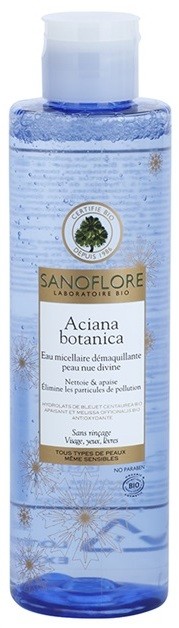 Sanoflore Aciana Botanica tisztító micelláris víz az arcra és a szemekre  200 ml