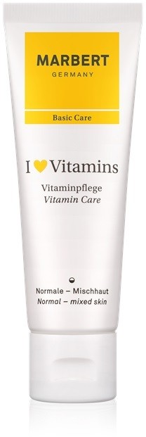 Marbert Basic Care I ♥ Vitamins ápoló krém normál és kombinált bőrre  50 ml