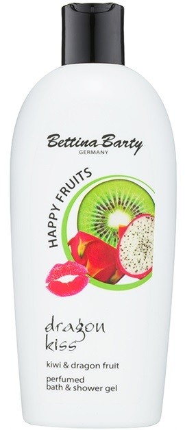 Bettina Barty Happy Fruits Kiwi & Dragon Fruit tusoló- és fürdőgél  400 ml