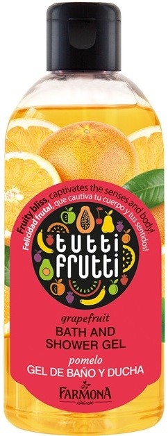 Farmona Tutti Frutti Grapefruit tusoló- és fürdőgél  300 ml