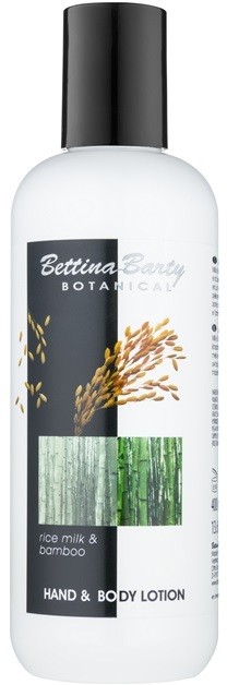 Bettina Barty Botanical Rice Milk & Bamboo kéz és testápoló krém hidratáló hatással  400 ml