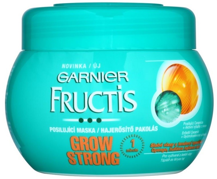 Garnier Fructis Grow Strong erősítő maszk a gyenge hajra  300 ml