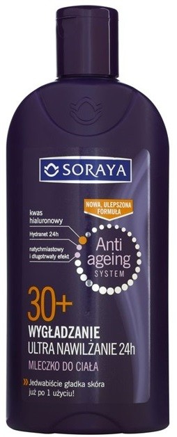 Soraya Anti Ageing hidratáló testápoló tej kisimító hatással 30+  400 ml