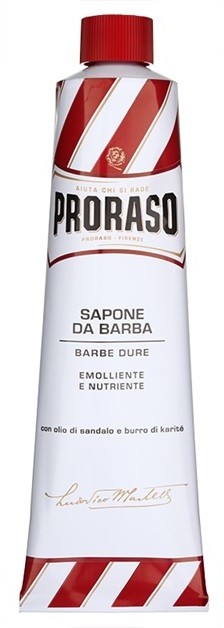 Proraso Red borotvaszappan erős szakállra tubusban  150 ml