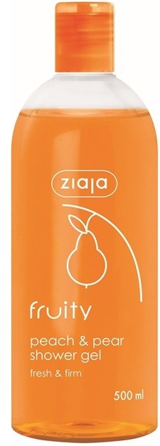 Ziaja Fruity Peach & Pear felfrissítő tusfürdő gél broskev a hruška 500 ml