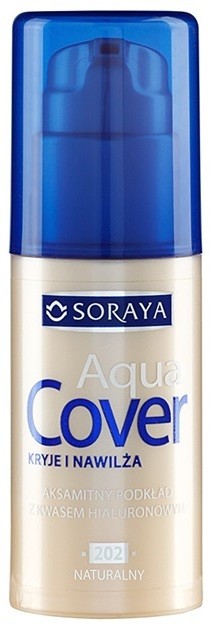 Soraya Aqua Cover fedő make-up hidratáló hatással árnyalat 202 Natural 30 ml