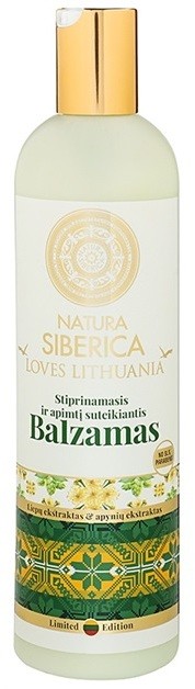 Natura Siberica Loves Lithuania erősítő balzsam hajra hajra  400 ml