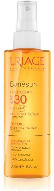 Uriage Bariésun száraz olaj napozáshoz SPF 30  200 ml