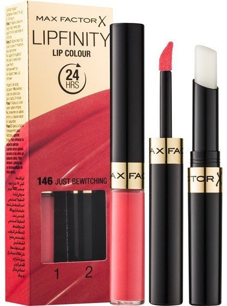 Max Factor Lipfinity hosszan tartó rúzs balzsammal árnyalat 146 Just Bewitching 2 db