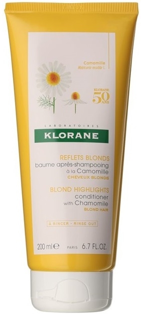 Klorane Chamomile élénkítő kondicionáló szőke hajra  200 ml