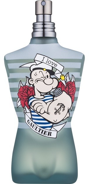 Jean Paul Gaultier Le Male Eau Fraîche  Popeye eau de toilette férfiaknak 125 ml limitált kiadás