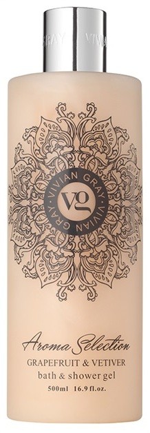 Vivian Gray Aroma Selection Grapefruit & Vetiver tusoló- és fürdőgél  500 ml