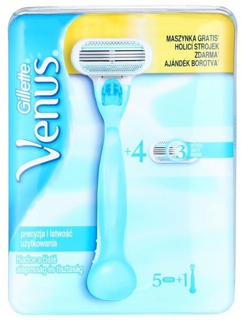 Gillette Venus borotva + tartalék pengék  5 db