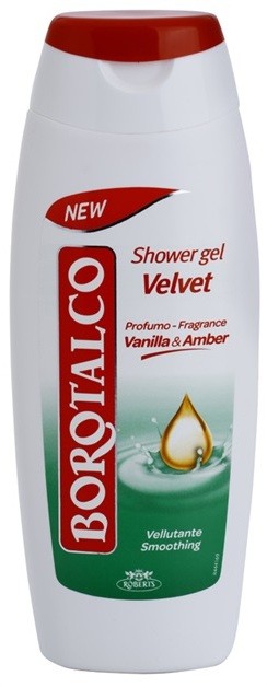 Borotalco Velvet revitalizáló tusfürdő gél  250 ml