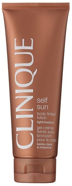 Clinique Self Sun önbarnító testápoló tej árnyalat Light/Medium 125 ml