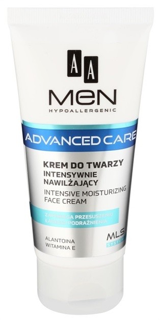 AA Cosmetics Men Advanced Care intenzív hidratáló krém az arcra  75 ml