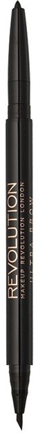 Makeup Revolution Ultra Brow Arch & Shape szemöldök ceruza 2 az 1-ben árnyalat Darkest 1,05 g