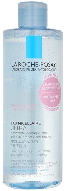 La Roche-Posay Physiologique Ultra micelláris víz a nagyon érzékeny bőrre  400 ml